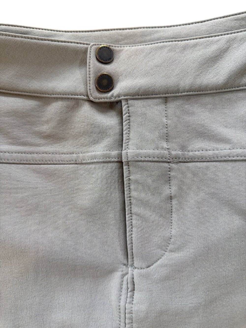 Merrell Skirt 8 Beige A Line Zipper Pockets Nylon poly stretch Quick dry Medium - Picture 9 of 10